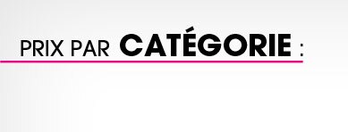 Prix par catÃ©gorie