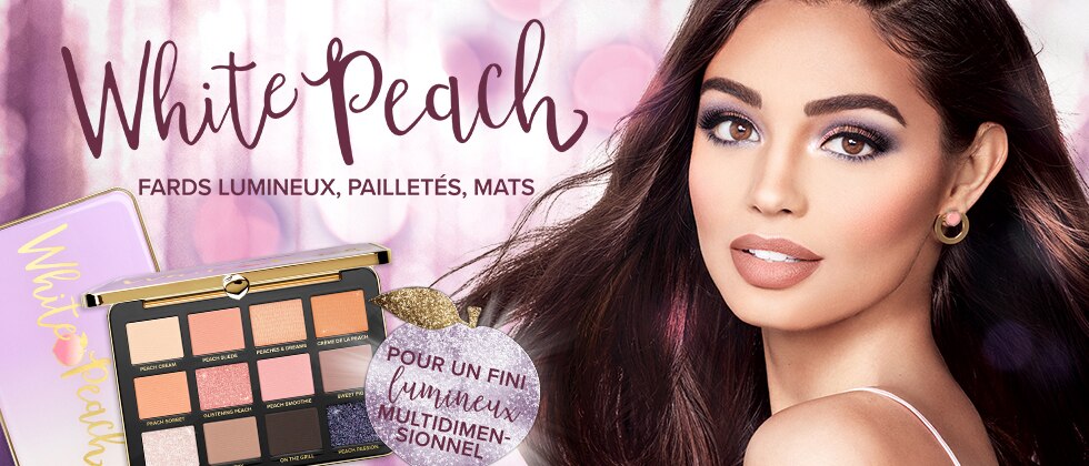 White Peach - Fards lumineux, pailletés mats