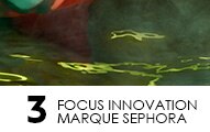 3. Focus innovation Marque SEPHORA : Mascara Upside Down