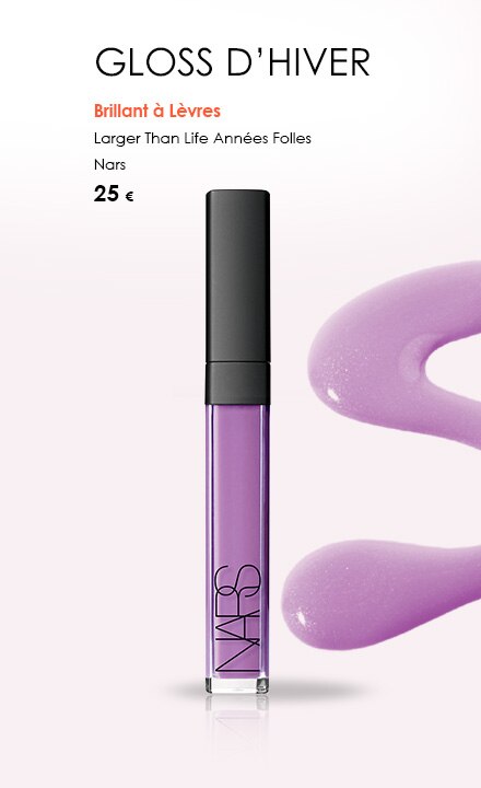 Gloss d’hiver
    Brillant à Lèvres  
    Larger Than Life Années Folles
    Nars
    25 €