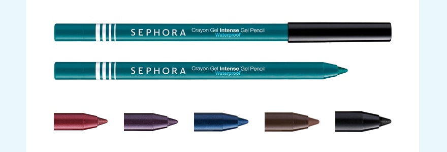 Water-ploofIntense comme un liner et aussi facile à appliquer qu’un crayon, ce petit nouveau a tout pour plaire. D’autant plus qu’il garantit un résultat sans transfert, résiste à l’eau, est proposé dans un éventail de couleurs variées et glisse le long des cils.         Intense Gel Pencil        9,95 €  / 0,5 g  